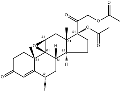 9Β,11Β-环氧-6Α-氟孕甾-4-烯-17Α,21-二醇-3,20-二酮-17,21-二醋酸酯