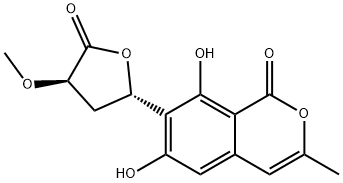 6,8-Dihydroxy-3-methyl-7-[(2S,4R)-tetrahydro-4-methoxy-5-oxofuran-2-yl]-1H-2-benzopyran-1-one