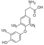 O-[4-Hydroxy-3-(125I)iodophenyl]-3,5-di(125I)iodo-L-tyrosine