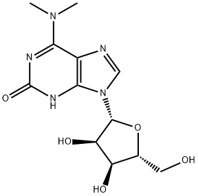 6-Dimethylamino-9-β-D-ribofuranosyl-9H-purin-2(1H)-one