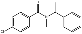 p-Chloro-N-methyl-N-(α-methylbenzyl)benzamide