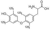 O-(4-Hydroxy-3,5-di(125I)iodophenyl)-3,5-di(125I)iodo-L-tyrosine