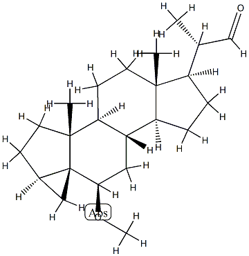 6β-Methoxy-3α,5-cyclo-5α-pregnane-20α-carboxaldehyde