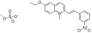 6-乙氧基-1-甲基-2-(3-硝基苯乙烯基)喹啉硫酸甲酯盐