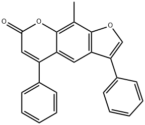 9-methyl-3,5-diphenylfuro[3,2-g]chromen-7-one