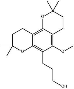 6-(3-Hydroxypropyl)-3,4,9,10-tetrahydro-5-methoxy-2,2,8,8-tetramethyl-2H,8H-benzo[1,2-b:3,4-b']dipyran