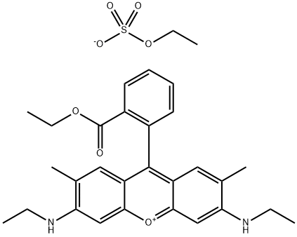 9-[2-(乙氧羰基)苯基]-3,6-双(乙氨基)-2,7-二甲基占吨翁硫酸乙酯