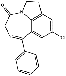 9-Chloro-6,7-dihydro-1-phenylpyrrolo[3,2,1-jk][1,4]benzodiazepin-4(3H)-one