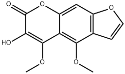 6-Hydroxy-4,5-dimethoxy-7H-furo[3,2-g][1]benzopyran-7-one