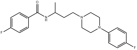 p-Fluoro-N-[3-[4-(p-fluorophenyl)-1-piperazinyl]-1-methylpropyl]benzamide