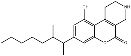 8-(1,2-Dimethylheptyl)-1,2,3,4-tetrahydro-10-hydroxy-5H-[1]benzopyrano[3,4-c]pyridin-5-one