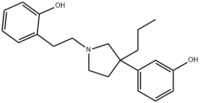 m-[1-(o-Hydroxyphenethyl)-3-propyl-3-pyrrolidinyl]phenol