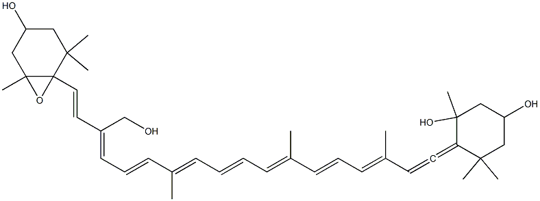 6,7-Didehydro-5',6'-oxy-5,5',6,6'-tetrahydro-3,3',5,19'-tetrahydroxy-β,β-carotene