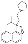 alpha-Isopropyl-alpha-(2-pyrrolidinoethyl)-1-naphthaleneacetaldehyde