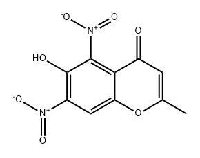 6-Hydroxy-2-methyl-5,7-dinitro-4H-1-benzopyran-4-one