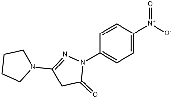 1-(4-硝基苯基)-3-(1-吡咯烷基)-5-吡唑酮