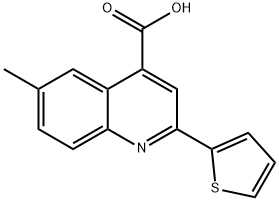 6-甲基-2-噻吩-2-基-喹啉-4-羧酸