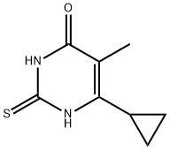 6-环丙基-2-巯基-5-甲基嘧啶-4-醇