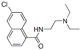 6-Chloro-N-[2-(diethylamino)ethyl]-1-naphthalenecarboxamide