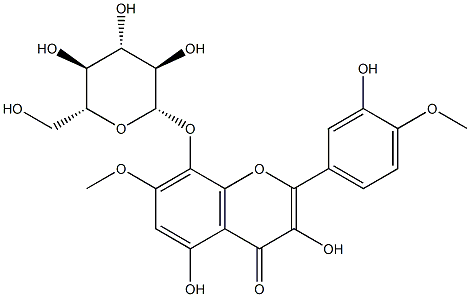 8-[(β-D-Glucopyranosyl)oxy]-3,3',5-trihydroxy-4',7-dimethoxyflavone