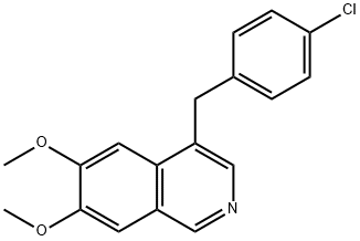 6,7-dimethoxy-4-(4-chlorobenzyl)isoquinoline