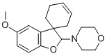 methyl-2-morpholinospiro[benzofuran-3(2H),1'-[3]cyclohexen]-5-ol