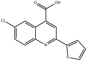 6-氯-2-噻吩-2-基-喹啉-4-羧酸