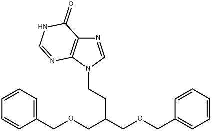 9-[4-(Benzyloxy)-3-[(benzyloxy)methyl]butyl]-1H-purin-6(9H)-one