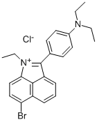 6-溴-2-[4-(二乙氨基)苯基]-1-乙基苯并[C,D]氯化吲哚翁盐