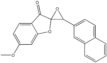 6-Methoxy-3'-(2-naphtyl)spiro[benzofuran-2(3H),2'-oxiran]-3-one