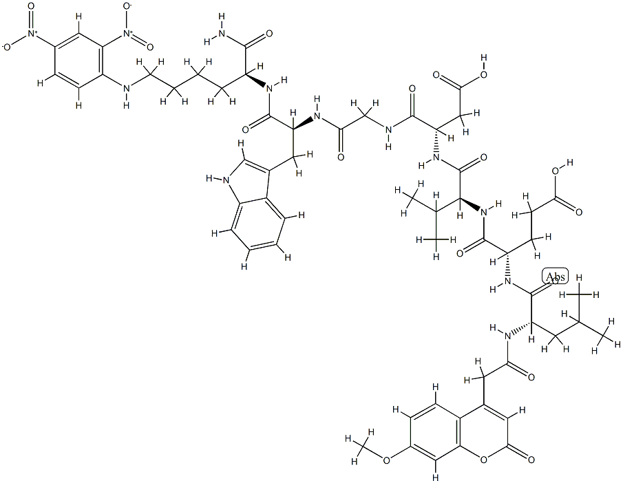 MCA-LEU-GLU-VAL-ASP-GLY-TRP-LYS(DNP)-NH2