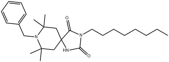 8-benzyl-7,7,9,9-tetramethyl-3-octyl-1,3,8-triazaspiro[4.5]decane-2,4-dione