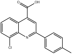 8-CHLORO-2-(4-METHYLPHENYL)QUINOLINE-4-CARBOXYLICACID