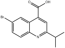 6-溴-2-异丙基喹啉-4-羧酸