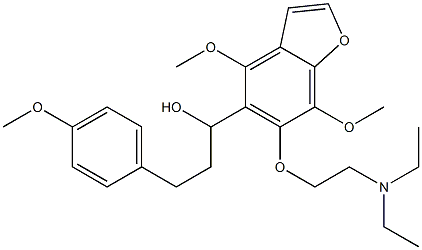 6-[2-(Diethylamino)ethoxy]-4,7-dimethoxy-α-[2-(4-methoxyphenyl)ethyl]-5-benzofuranmethanol