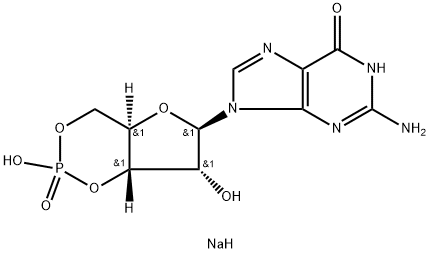 鸟苷-3ˊ,5ˊ-环磷酸一钠盐