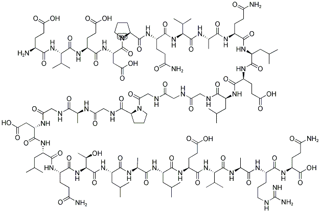 GLU-VAL-GLU-ASP-PRO-GLN-VAL-ALA-GLN-LEU-GLU-LEU-GLY-GLY-GLY-PRO-GLY-ALA-GLY-ASP-LEU-GLN-THR-LEU-ALA-LEU-GLU-VAL-ALA-ARG-GLN