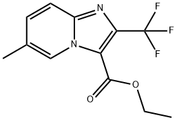 6-甲基-2-(三氟甲基)咪唑并[1,2-A]吡啶-3-羧酸乙酯