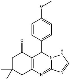 9-(4-methoxyphenyl)-6,6-dimethyl-5,6,7,9-tetrahydro-[1,2,4]triazolo[5,1-b]quinazolin-8(4H)-one