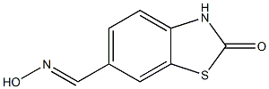 6-Benzothiazolecarboxaldehyde,2,3-dihydro-2-oxo-,6-oxime(9CI)