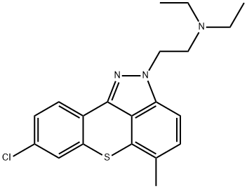 8-Chloro-5-methyl-N,N-diethyl-2H-[1]benzothiopyrano[4,3,2-cd]indazole-2-ethan-1-amine