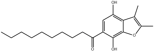 6-Decanoyl-2,3-dimethyl-4,7-benzofurandiol