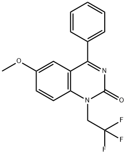 6-methoxy-4-phenyl-1-(2,2,2-trifluoroethyl)-2-(1H)-quinazolinone