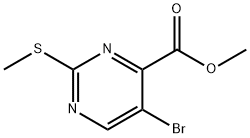 2-甲基巯基-5-溴嘧啶-4-甲酸甲酯