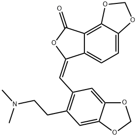 6-[(E)-[6-[2-(Dimethylamino)ethyl]-1,3-benzodioxol-5-yl]methylene]furo[3,4-e]-1,3-benzodioxol-8(6H)-one