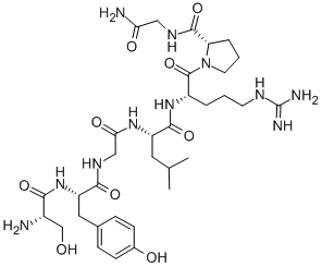 GLP-HIS-TYR-SER-LEU-GLU-TRP-LYS-PRO-GLY-NH2