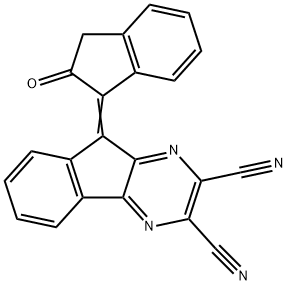 9-(2,3-Dihydro-2-oxo-1H-inden-1-ylidene)-9H-indeno[1,2-b]pyrazine-2,3-dicarbonitrile