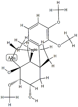 8β,10β-Epoxy-3,4,7β-trimethoxy-17-methylhasubanan-6β,8-diol