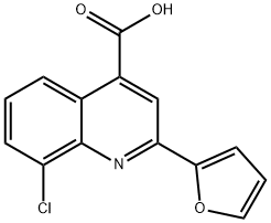 8-氯-2-呋喃-2-基-喹啉-4-羧酸