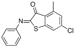 6-chloro-4-methyl-2-(phenylimino)benzo[b]thiophen-3(2H)-one